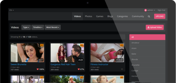 Videoshare - Adult Video Platform