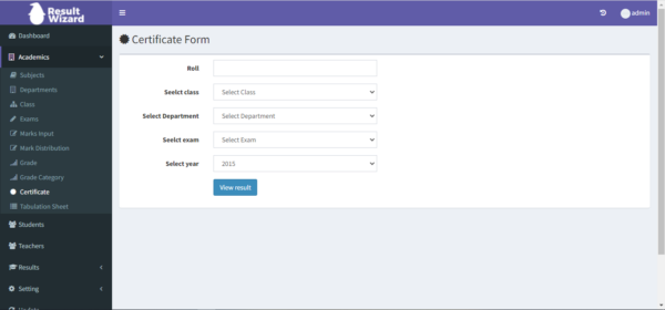 Result - Result Management System - Image 2