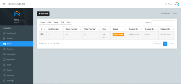 Hostel - Hostel/Room Management System - Image 4